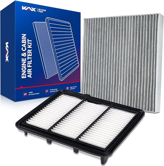 KAX Engine & Cabin Air Filter Kit, Replacement for Honda Accord L4 1.5L 2018 2019 2020 2021 2022 (Not For 2.0 Hybrid), Replace# CA12290 CF10134