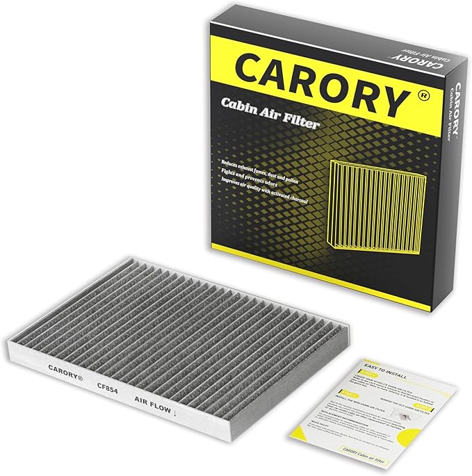CARORY Cabin Air Filter w/Activated Carbon for 2017-2022 Nissan Qashqai, 2014-2020 Rogue, 2017-2022 Rogue Sport.