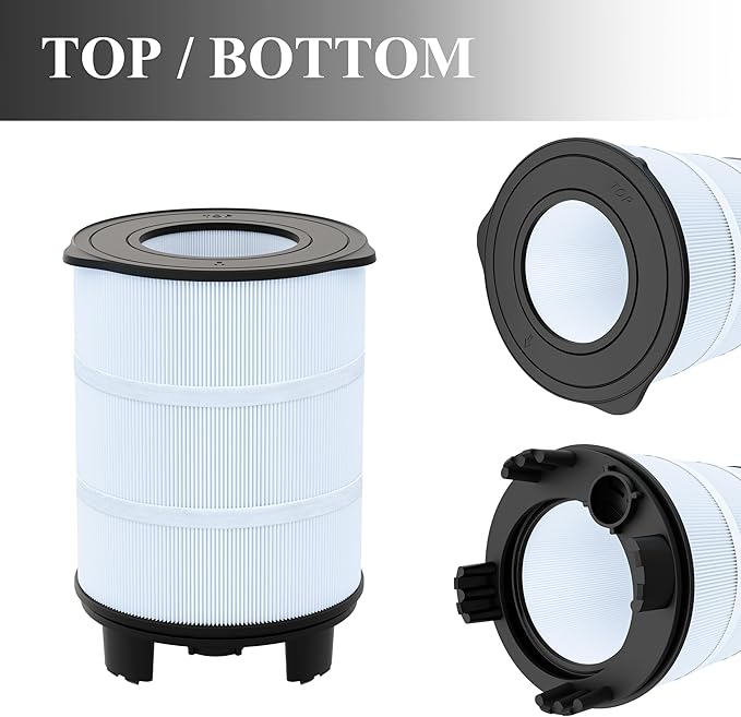 S7M120 Inner and Outer Pool Filter Cartridge Compatible with System 3 25021-0200S &25022-0201S, 300 Sq.Ft Filter Cartridge, 1 Set