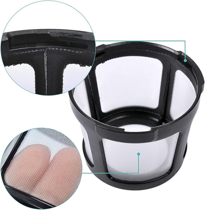 KEEPOW 2 Pack 2284w Vacuum Replacement Filter for Bissell Pet Hair Eraser Filter Hand Vacuum 2284W 2390 2389 2390A, Compare to Parts # 1614212 1614203 1614204, with 2 Replacement Belts (2+2+4)