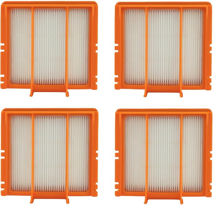4 Pack Filter Compatible Replacement for Shark Robot Vacuum AV751 RV910 RV911 RV912 RV915 RV990 RV850 RV1001AE RV1001 RV1100SRUS RV2001 AV2110AE RV2310 RV2400AE AV2501S AV2610WA AV2810AE