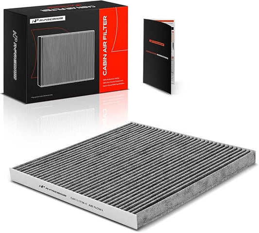 A-Premium Cabin Air Filter with Activated Carbon Compatible with Nissan Altima 2007-2012, Maxima, Murano 2009-2014, Quest 2011-2017, 2.5L 3.5L, Replace# 27277JA000