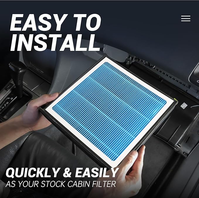 JOGOAUTO H10775 Cabin Air Filter for,2013-2015 Malibu,2013-2022 Encore,2014-2016 Cadillac ELR,2010-2016 SRX,2011-2015 Chevy Cruze2012-2020 Sonic,2013-2022 Spark,2013-2022 Trax,2011-2015 Volt