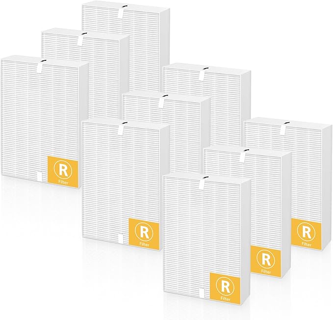 HPA300 Filter R for Honeywell Air Purifier Filter Replacement HPA200, HPA100, HPA090, HPA5300 Series Models, Fits for Honeywell Filter R, Replaces No. HRF-R1 HRF-R2 HRF-R3, 9 Pack