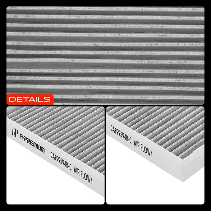 A-Premium Cabin Air Filter with Activated Carbon Compatible with Hyundai & Kia - Elantra 2021-2023, Ioniq 5 2022-2024, Santa Fe 2021, Sonata 2020-2023, Tucson 2024, K5 2021 2023-2024