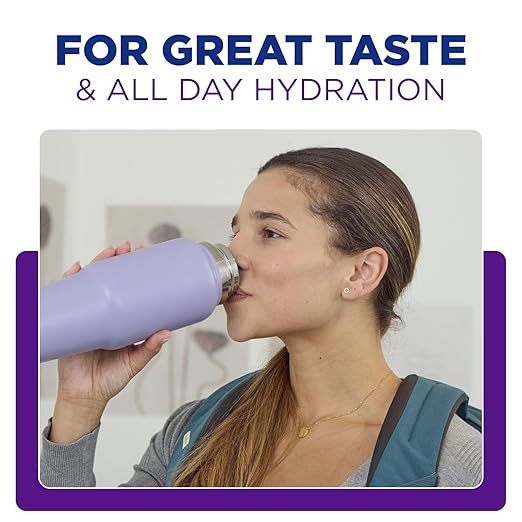 PUR Slim Water Filter Pitcher, 8-Cup Capacity, Compact Design for Dorms & Mini Fridges, Dishwasher Safe, Fast Filtration, Includes 1 Filter for Cleaner Great-Tasting Drinking Water Filtration, Blue
