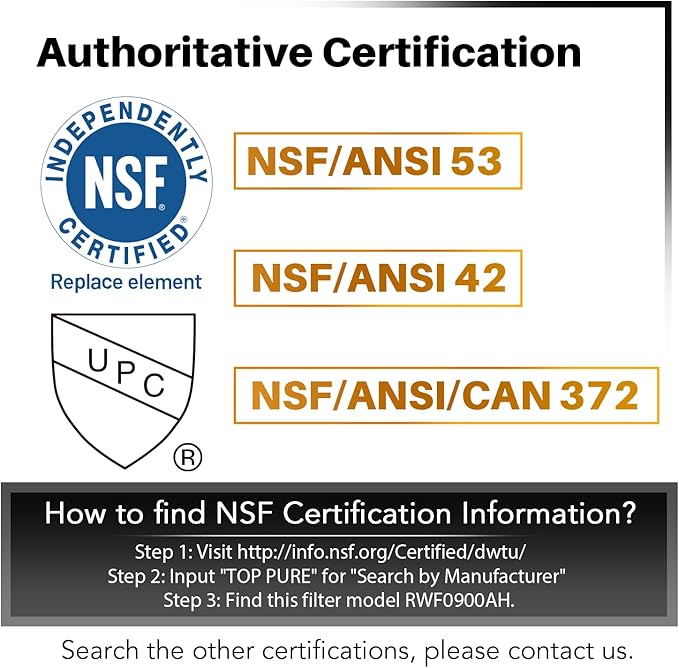 ICEPURE PLUS NSF/ANSI 53 Certified UKF8001 Refrigerator Water Filter Compatible with Maytag UKF8001, UKF8001AXX, UKF8001P, Whirlpool 4396395, 469006, EDR4RXD1, EveryDrop Filter 4, 2PACK