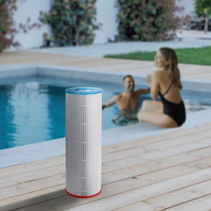 Unicel UHD-SR100 102 Square Foot 4 Oz Media Replacement Swimming Pool Filter Cartridge, 195 Pleats, Compatible with Sta-Rite Posi-Flo Models