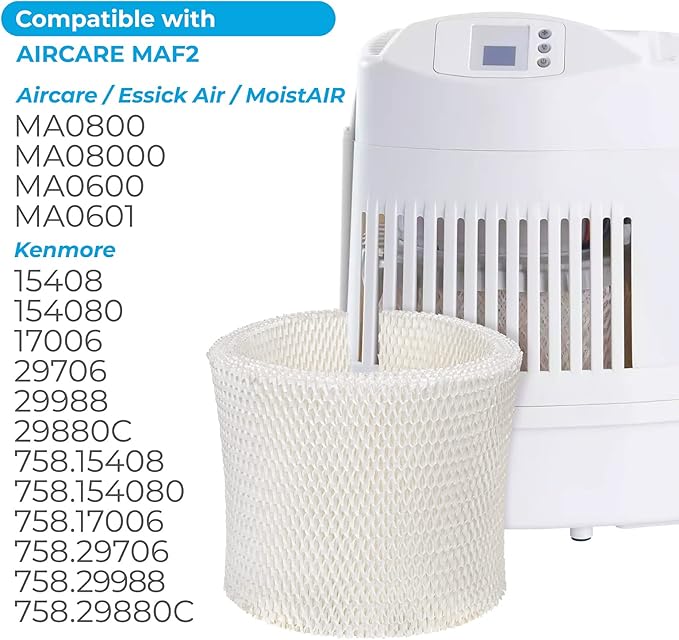 ANTOBLE 2 Pack MAF2 Wicking Humidifier Filter Replacements for Air Care/Essick Air/Moist Air MA0600, MA0601, MA0800, MA08000; Kenmore 15408, 154080, 32 15508