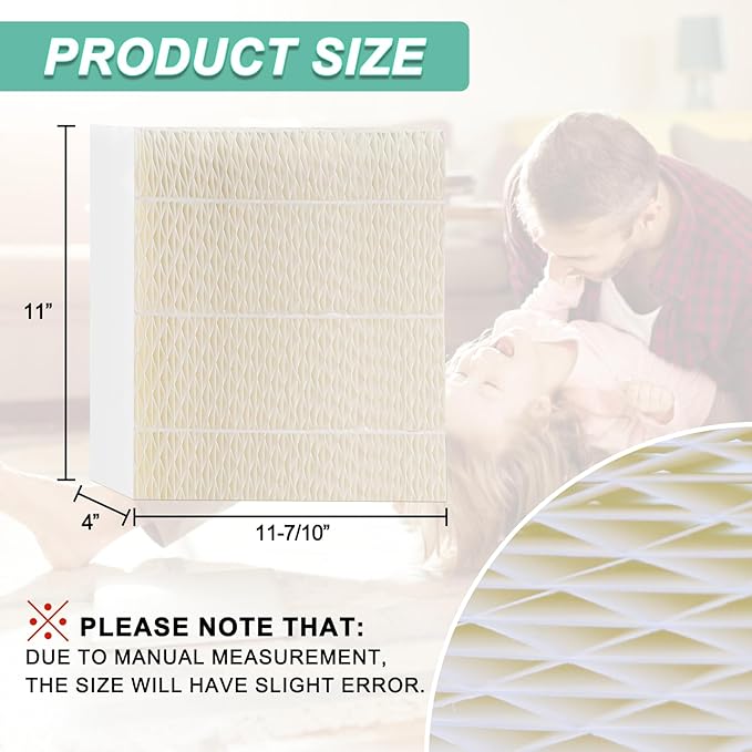 1043 Humidifier Wick Filter Replacement for Es-sick Air-Care Compatible With EP9500 EP9700 EP9800 831000 821000 826000 826800 and Be-mis Space Saver 800 8000 Series Humidifiers(2 Pack) by Cenipar