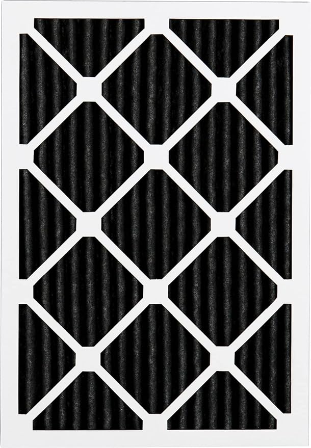 Nordic Pure 12x24x1 (Actual Size: 11 1/2 x 23 1/2 x 3/4) Pure Carbon Pleated Odor Reduction Furnace Air Filters 12 Pack