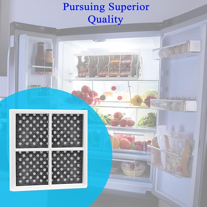 3 Pack - LT120F Refrigerator Air Filter -LG LFXS24623S, LFX31925ST, LMXS28596S LFXC22526S, LMXS27626S, LFXS29766S, LFX31945ST, LFXC24726S, LFXS26596D, LFXS30766S, LFXS29626S Replacement
