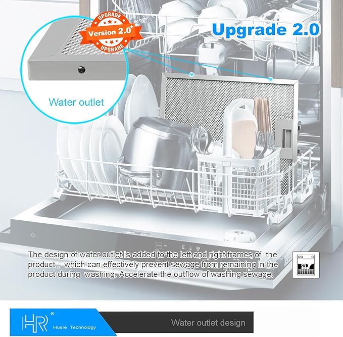 BPPFA30 Range Hood Filter Replacement 11-6/7" x 16-1/4" Stove Hood Vent Filter Broan Filters Aluminum Mesh Kitchen Exhaust Fan For Broan Range Hood Filters 2Pack