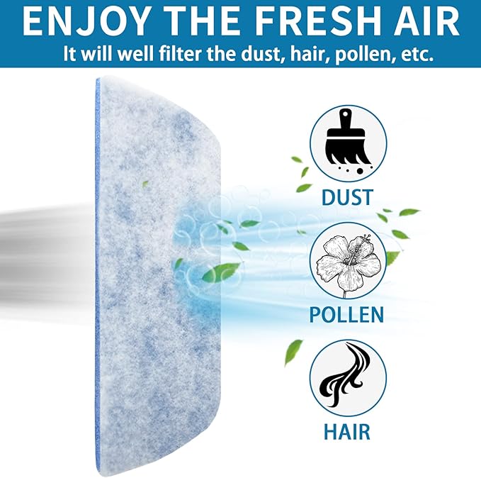 Tikfoam RV AC Filter 6x 16 RV Air Filters for Air Conditioner Vent, MERV 6 AC Filter 4 Filters