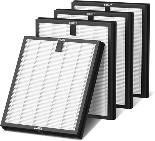 HY4866 Replacement Filter Compatible with MORENTO HY4866, WESTHEY HY4866, YIOU M1 Air Purifier, 3-in-1 Filters (Extra 4 Pre-filter) Enhanced Version for HY4866, 4 Pack