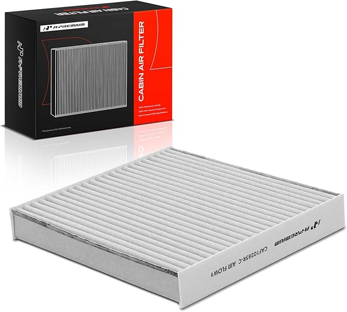 A-Premium Cabin Air Filter w/Activated Carbon Compatible with Toyota, Lexus, Land Rover, Scion, Subaru, Pontiac & Jaguar - Camry, RAV4, Highlander, Corolla, Sienna, Tundra, Prius, 4Runner, Outback