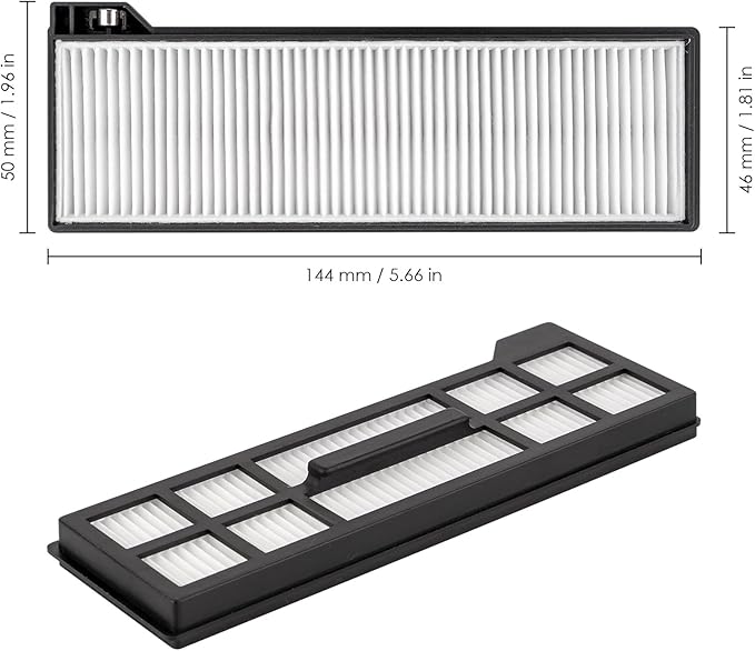 (6 Pieces) X10 Pro Omni HEPA Filter Compatible with EUFY X10 Pro Omni Robot Vacuum Cleaner Filter Accessories