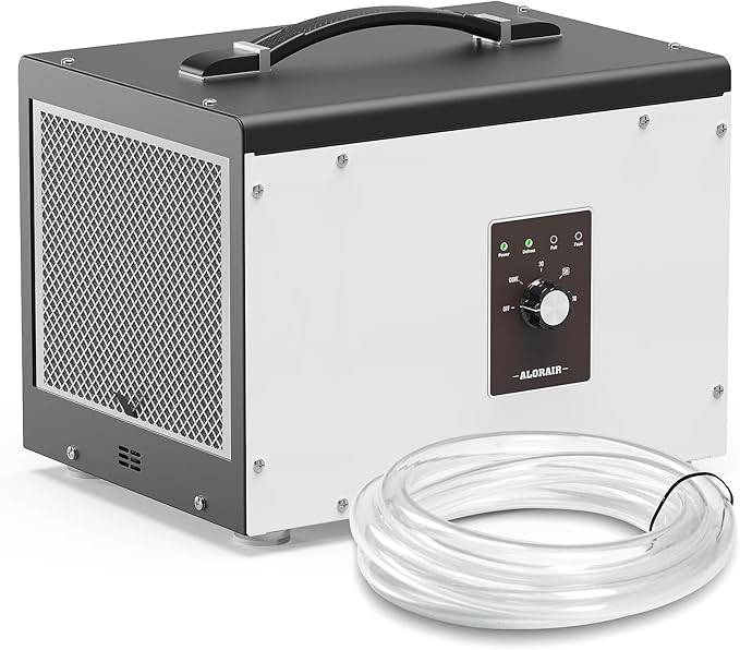 ALORAIR 70 PPD Crawl Space Dehumidifier, Crawlspace Dehumidifiers Commercial Dehu for Home and Basements, Compact, Portable, Auto Defrost, Memory Starting, cETL