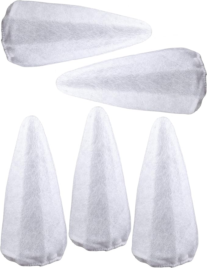 Replacement Vacuum Filter Cotton for Pool Blaster (5 Filter Cotton + 1 Blue Cone)