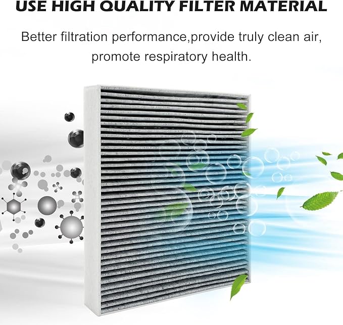 Capume for Cabin Air Filter JM133 Fits for 2021-2025 Elantra, 2022-2024 Ioniq 5, 2021-2025 Santa Fe, 2020-2025 Sonata, 2022-2025 Tucson, 2021-2025 K5, Fits 97133 - L1000, 97133-N9100, PC99594P