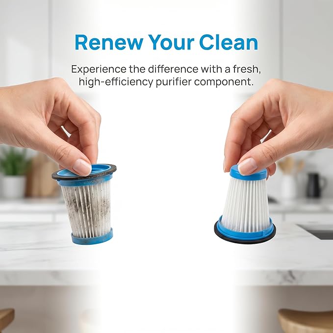 R6X HEPA Filter Replacement Compatible with Vazone R6X Corded Stick Vacuum Cleaners-4PACK