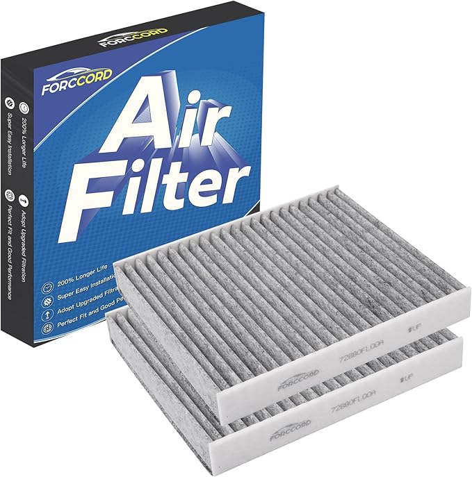 2-Pack HEPA Cabin Air Filter Fits for TOYOTA Camry Corolla Highlander Prius RAV4 Activated Carbon Cabin Filter Replacement CF12157 Car Accessories