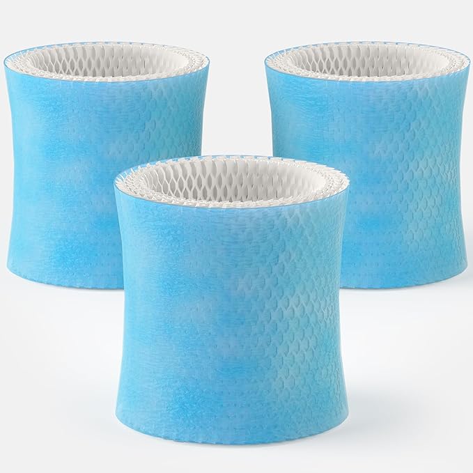 Leemone 3-Pack Bedside Humidifier Filter 2.0 Replacement Compatible with Canopy Bedside & Nursery Humidifiers, Humidifier Wicking Filter Lasts Up to 6 Weeks
