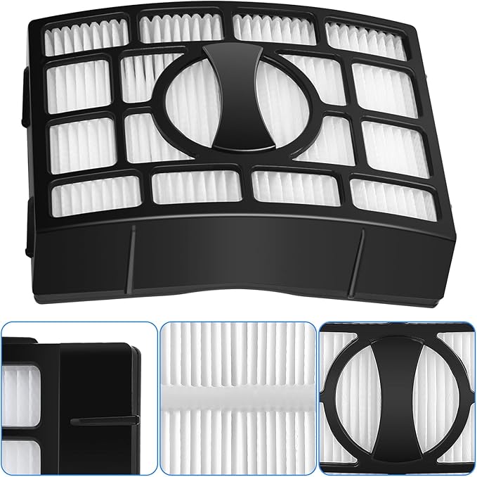 6-Pack Navigator Lift-Away Vacuum Filters – Compatible with Shark Filter Replacement for Lightweight Upright Vacuums ZD201 ZU561 CU530 UV650 UV725 UV730 ZD400 ZD402 ZU560 ZU562 ZU572 ZU660 &More