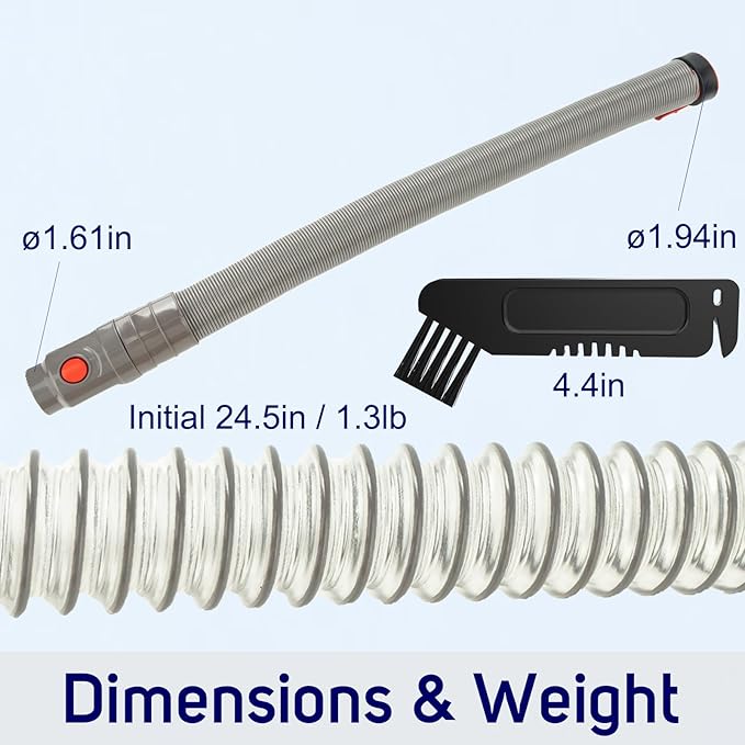 Hose Filter Replacement for Dyson DC41 DC65 DC66 UP13 UP20 UP30 Upright Vacuums, Pre-Filter 920640-01, Post Filter 920769-01/03, Hose 920765-03/04