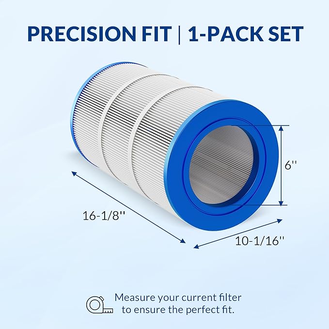 Pool Filter Cartridge, Essential Series, Replacement for PAP75 R173214 59054100, Compatible with Pentair Clean & Clear 75 Predator 75, Cylindrical Fabric, 75 Sq. Ft.
