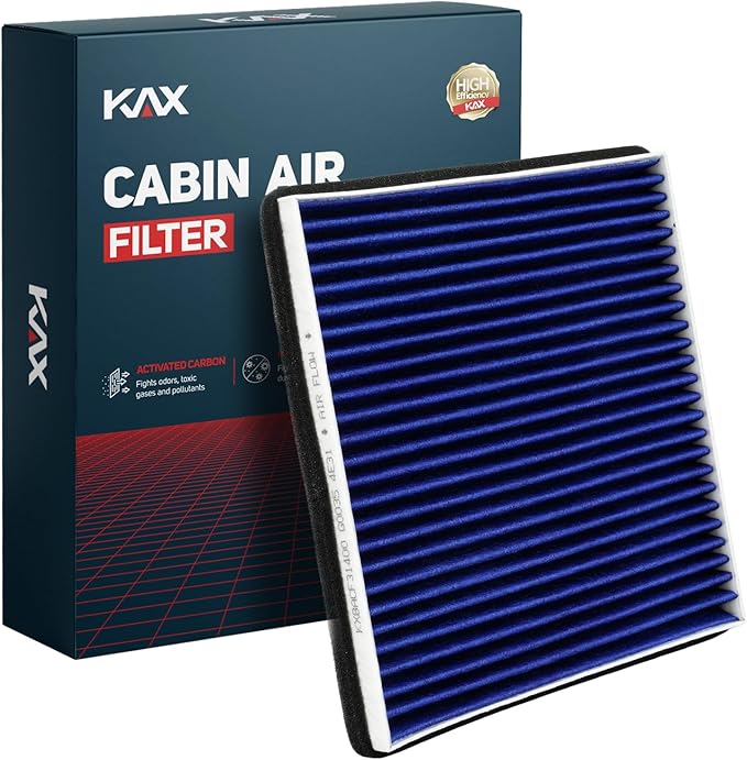 KAX Premium HEPA Cabin Air Filter with Dual Active Carbon, CF9846A Replacement for Toyota 4Runner, Prius, Sienna, Outback, FJ Cruiser, Legacy, Endeavor, Celica, Galant, Tribeca Strong Adsorption
