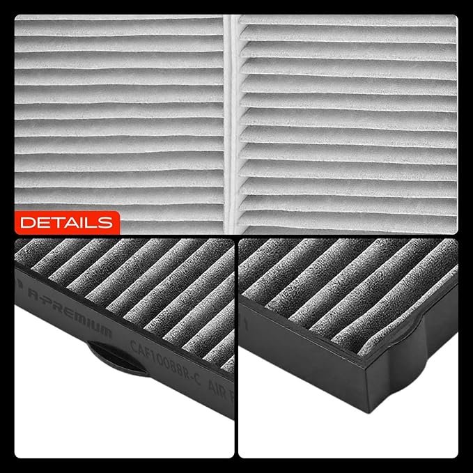 A-Premium Cabin Air Filter with Activated Carbon Compatible with Subaru Forester 2019-2024 2.5L, WRX 2022-2024 2.4L