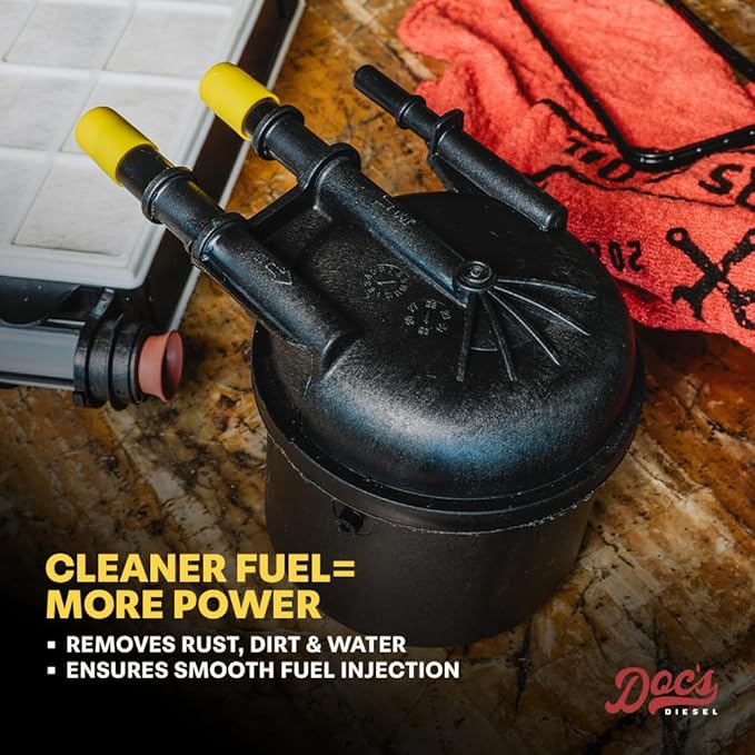 Doc's Diesel Fuel Filter DGF429 | Compatible with Chevrolet/GMC 6.6L Duramax 2500HD, 3500HD 2017-2019, Chevrolet/GMC 3.0L Duramax 2500HD, 3500HD 2020+ | Replaces TP1015