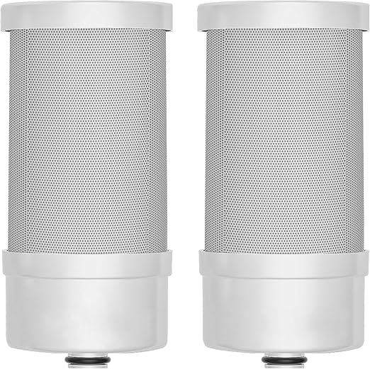 Vortopt Replacement Filter for T5 Faucet Water, 3-6 Months Lifetime, Reduces Chlorine, Taste and Odor (2 Pack)