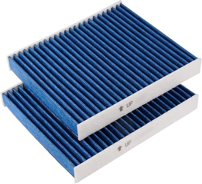 2-Pack Cabin Air Filter Fits for 2012-15 CAPTIVA SPORT, 2010-17 EQUINOX/TERRAIN, 2012-17 Azera, 2012-18 Santa Fe more+ Activated Carbon Cabin Filter Replacement CF11819 CP819 Car Accessories