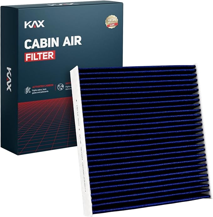 KAX Premium HEPA Cabin Air Filter with Dual Active Carbon, CF12312 Replacement for Nissan Rogue 2021-2026, Kicks 2018-2026, Versa 2020-2025, Kicks Play 2025-2026
