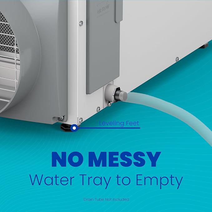 AprilAire E080 Pro 80-Pint Whole-House Dehumidifier, Energy Star Certified, Commercial-Grade for Basement, Crawlspace or Whole House up to 4,400 sq. ft.