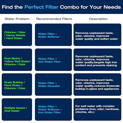 H&G Lifestyles Whole House Water Filter System, NSF Certified KDF Water Filtration System for Well Water & City Water,Silver-Enhanced, Remove Chlorine Heavy Metal Odor, Improve Water Taste, 700,000Gl
