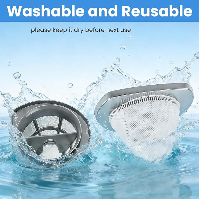 5 Pack 2033 Vacuum Replacement Filter Compatible with Bissell Featherweight Stick Lightweight Bagless Vacuum 20331 20333 20334 20336 20339 2033M, Replace No.1611508