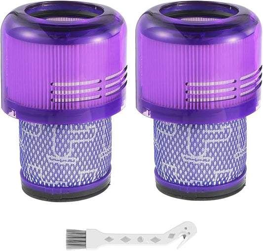 2 Pack V11 Vacuum Filters Replacement for Dyson V11 Animal, V11 Torque Drive,V11 Extra, V15 Detect V15s Detect Cordless Vacuum Cleaner Filter, Compare to Part 970013-02