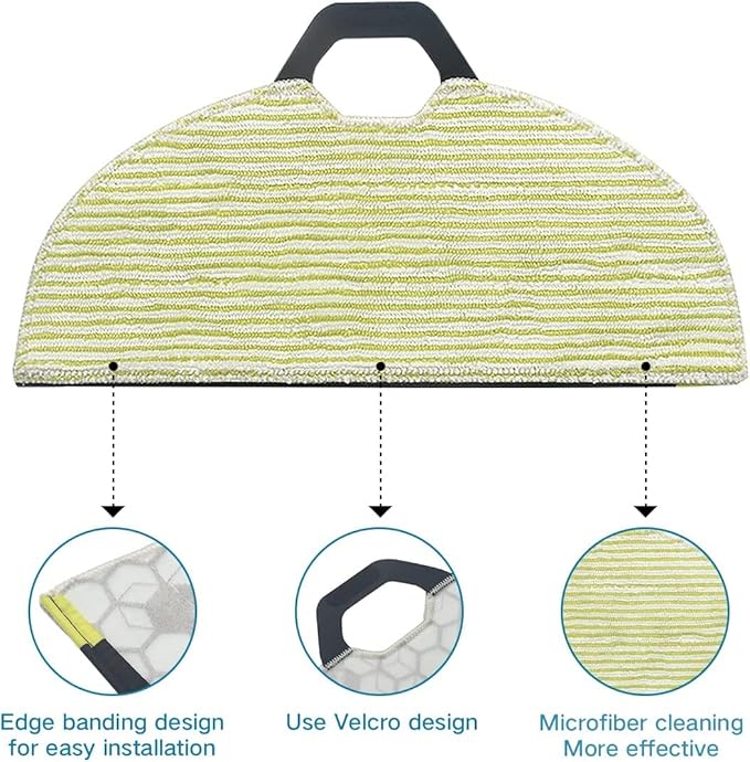 Replacement Parts for Shark AV2001WD RV2001WD 2002WD Accessories Kit with Main Brush,Microfiber Soft Pads,Filters,Primary Filter,Side Brushes