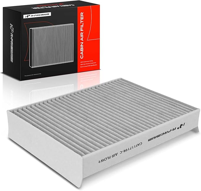 A-Premium Cabin Air Filter with Activated Carbon Compatible with Mercedes-Benz C300, C350e, C400, C43 AMG, C450 AMG, E300, E350, E53 AMG, GLE350, GL450, GLC300, GLS63 AMG, CLS53 AMG, G550, AMG GT 63