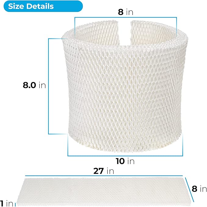 ANTOBLE 2 Pack MAF2 Wicking Humidifier Filter Replacements for Air Care/Essick Air/Moist Air MA0600, MA0601, MA0800, MA08000; Kenmore 15408, 154080, 32 15508