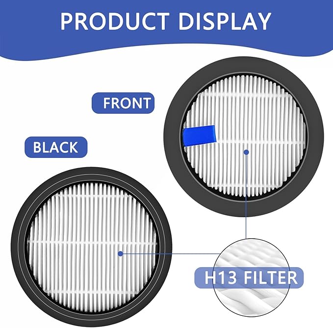 Vacuum Cleaner Filter Replacement Compatible with UNINELL HOME UV5 Cordless Vacuum Cleaner Filter-4Pack