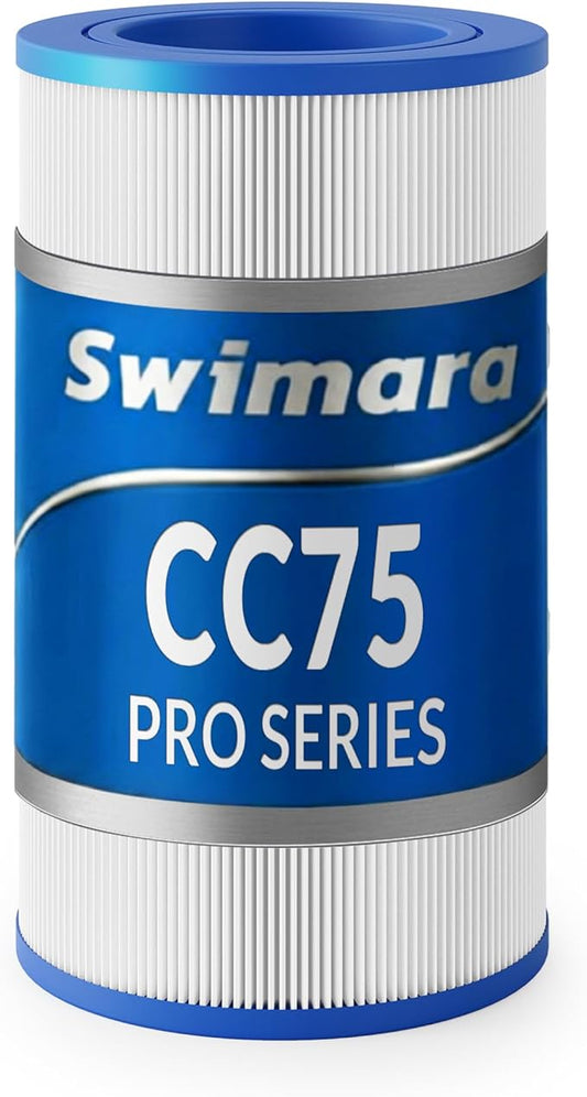 Pro Series Filter Cartridge, Replacement for PAP75 R173214 59054100 Unicel C-9407 Filbur FC-0685, Compatible with Pentair Clean & Clear 75, 3oz Trilobal Fabric, 75 Sq. Ft.