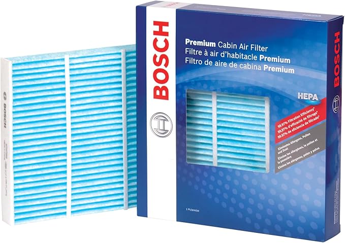 BOSCH 6029C HEPA Cabin Air Filter - Compatible With Select Acura CSX, ILX, MDX, RDX, RL, RLX, TL TLX, TSX, ZDX; Honda Accord, Civic, Crosstour, CR-V, Odyssey, Passport, Pilot, Ridgeline