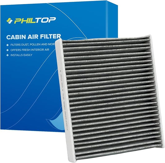 PHILTOP HEPA Cabin Air Filter w/Activated Carbon, Compatible with CF12436 Subaru Outback 2020-2025, Crosstrek 2018-2023, Ascent 2019-2025, Impreza 2017-2023, Legacy 2020-2025