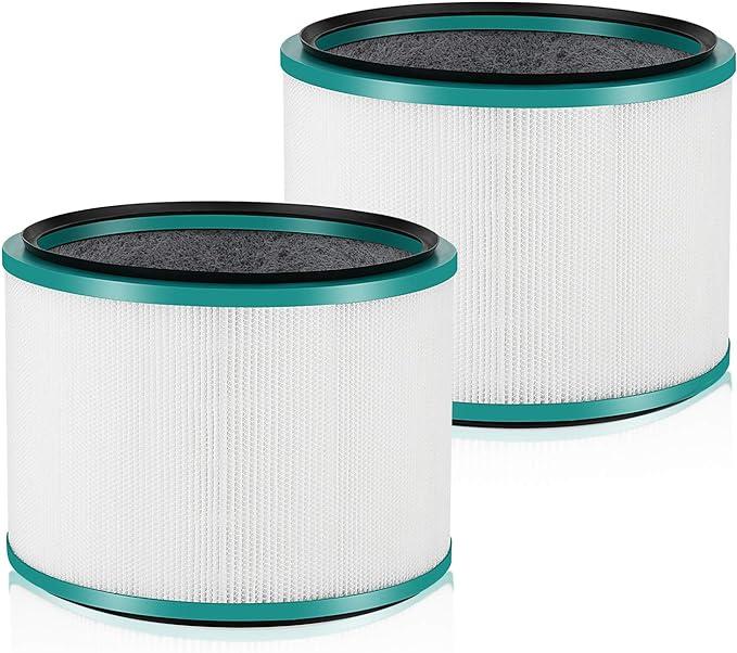 2 Pack HP01 HP02 Filter Replacement Compatible with Dyson HP01 HP02 DP01 DP02 Desk Purifiers, Replaces Part # 968125-03, Fit for Dyson Pure Hot Cool Link Air Purifier Filter