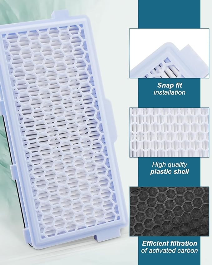 𝟮𝟬𝟮𝟰 𝗡𝗲𝘄 SF-HA 50 SF-AA 50 HEPA AirClean Filter, Fit for Miele Vacuum Cleaner S4 S5 S6 S8 S8000 S8999 S6000 S6999 S5000 S5999 S4000 S4999 Complete C2 C3 Compact C1 C2