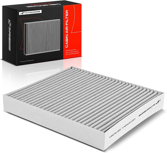 A-Premium Cabin Air Filter with Activated Carbon Compatible with Dodge, Chrysler, Nissan, Infiniti, Volkswagen & Ram model - Grand Caravan, Town & Country, Titan, Armada, Q50, G37, QX80, Q60, M35